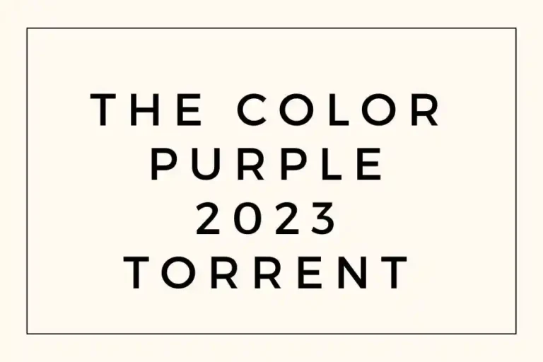 The Color Purple 2023 Torrent