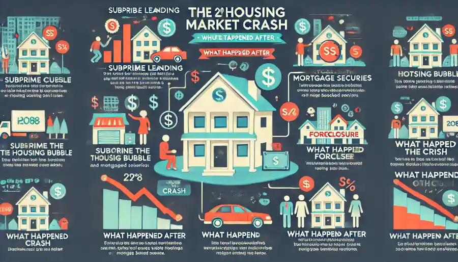 which statement best describes the main cause of the 2008 housing market crash in the united states?